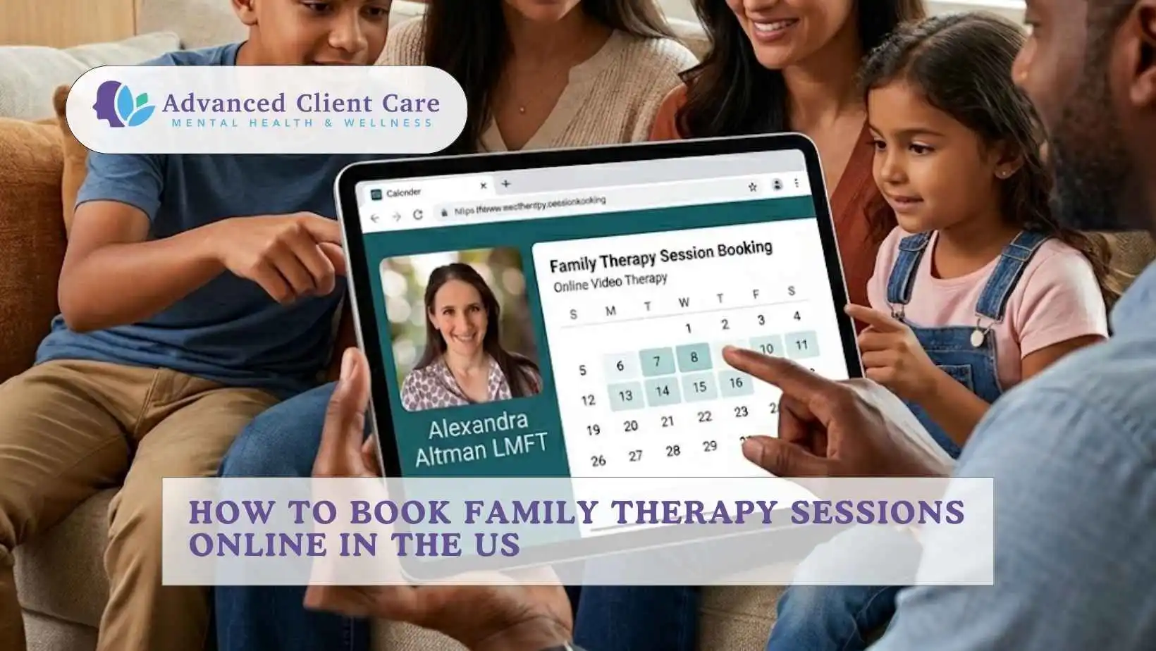 How to Book Family Therapy Sessions Online in the US