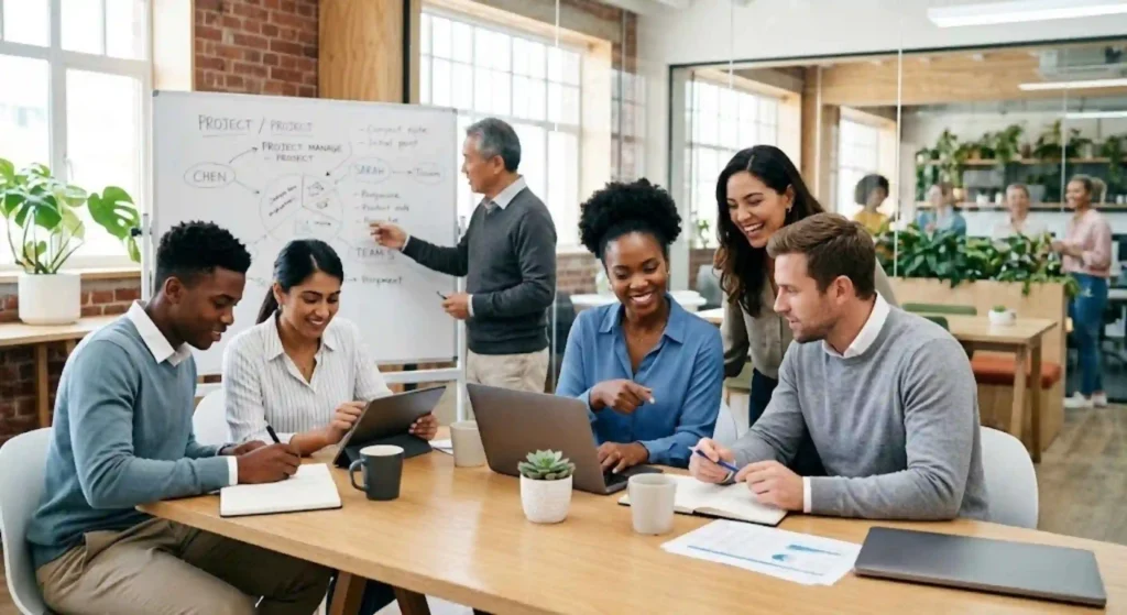 Healthy workplace culture supported by corporate wellness